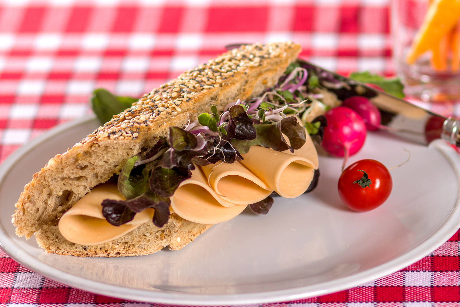 Vega kalkoenfilet 90gr kist 16 stuks